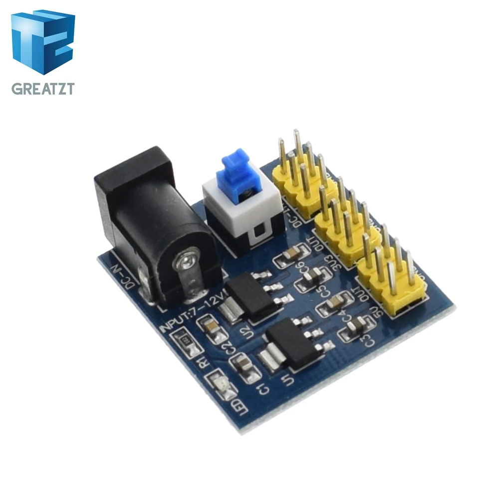 

GREATZT DC-DC 12V To 3.3V 5V Buck Step down Power Supply Module For Arduino