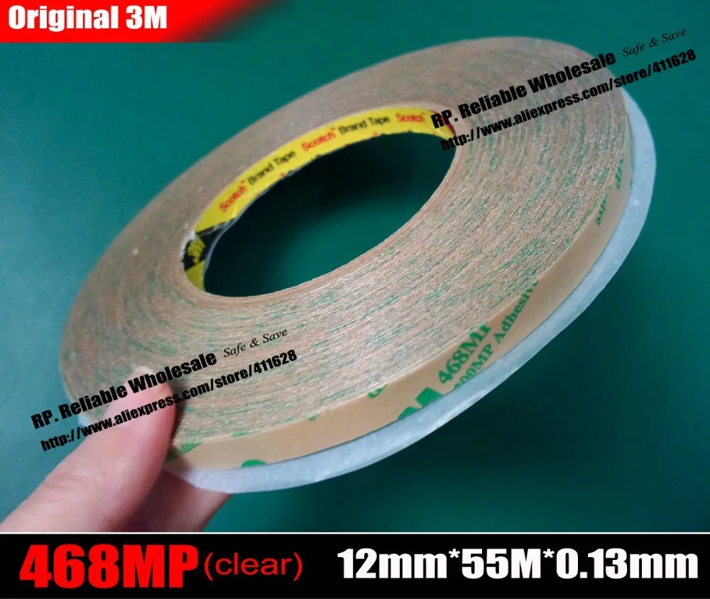 (12mm*55M*0.13mm), 3M Clear Pure Lamination Glue Sticky Tape for