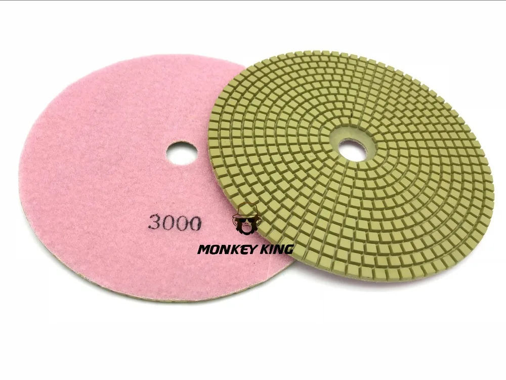 7 Inch 180mm Granite Marble Concrete Ceramic Diamond Polishing Pads Wet Dry Use (7)