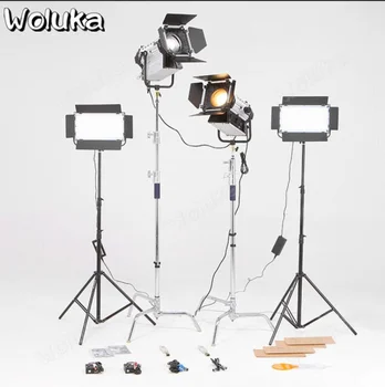 

LED200W high power 30~50 square studio Portrait interview flat lamp spotlight movie and TV light studio set CD50 T08