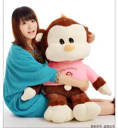 Наполнитель игрушки милой обезьянкой плюшевые игрушки мягкие ткани обезьяна Throw Подушка подарок на день рождения w3530