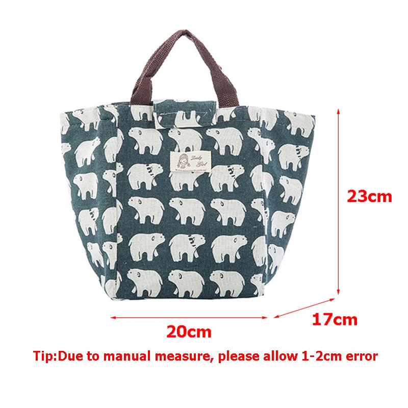 Portable Insulation Bag Feeding Food Milk Bottle Warmer Bear Pattern Large Mummy Breast Milk Thermal Kettle Casual Tote BB5034 (7)
