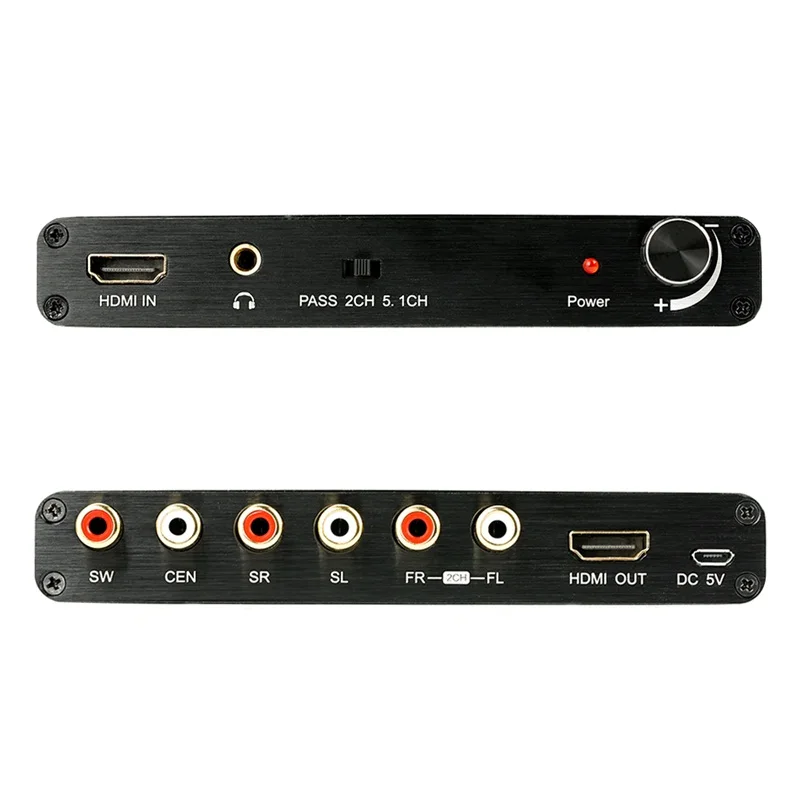 Американский стандарт 5 в 1 а адаптер питания HDMI аналоговый аудио экстрактор