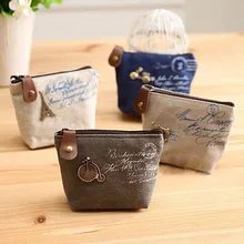 women canvas coin purse cute Vintage Wallets Storage bags monederos Card bags bolsas carteira feminina Coin bag