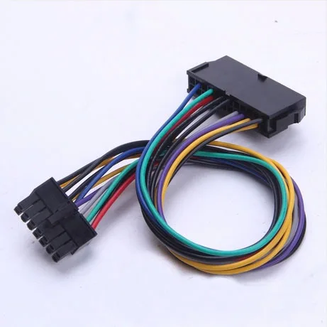 

30cm/11.8" 24Pin 24P to 14Pin ATX Power Supply Cable Cord For Lenovo Q77 B75 A75 Q75 PC Desktop Motherboard Mainboard DIY