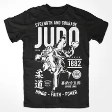 Новинка года; летняя хлопковая модная футболка для дзюдо Kampfsport с короткими рукавами; Муай Тай; Ringen Klassik Funshirt Boxen Judokat Shirt
