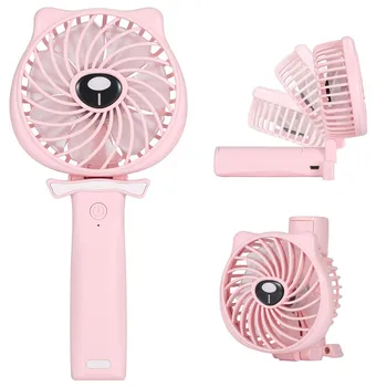 

USB Fan Gadget Mini Handheld Adjustable Desktop Charging USB Powered Portable Pocket Fan Ventilador USB Ventilateur Gadgets Cold