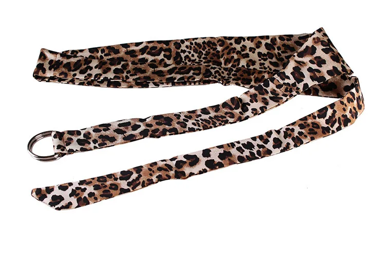 Женщина с леопардовым принтом Корсет Пояс рюшами эластичный поясной Корсет ткань змеиным узором женщина Ремни для платье пояс 2018
