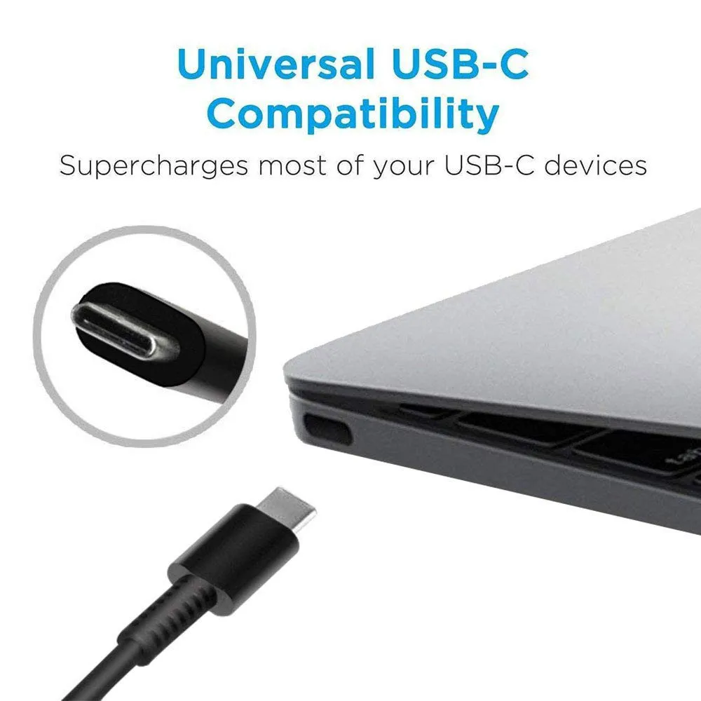 65 Вт USB C зарядное устройство type-C power Delivery PD зарядное устройство адаптер forLatitude 14 5480 7480 шнур питания