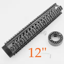 Принадлежности для охоты AR15 тактический 12 дюймов M4 M16 Free Float Handguard Picatinny трубка для винтовки Стрельба Пейнтбол