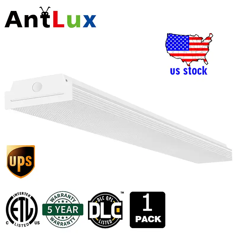 Led Strip Light Led Wraparound Shop Lights 4ft 40w Led Ceiling Lighting Fluorescent Tube Replacement Garage Lights For Workshop