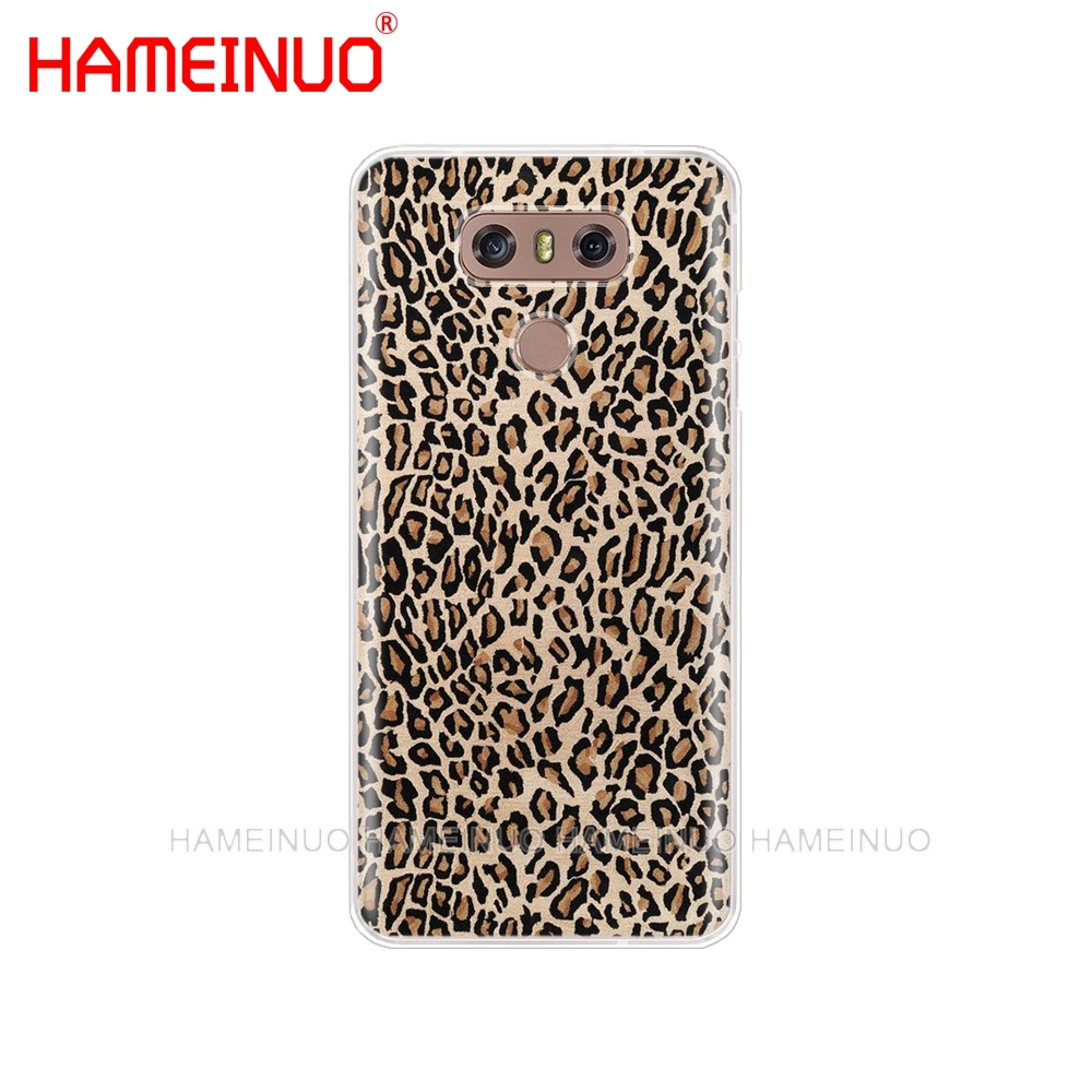 Hameynuo Тигр Леопардовый принт пантера Фото чехол для телефона LG G7 Q6 G6 MINI G5 K10 K4 K8 2017
