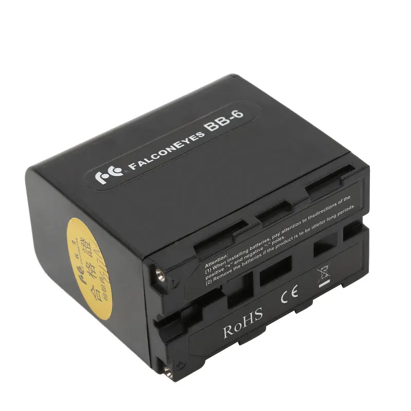 Корпус аккумулятора Power As NP F970 FALCON EYES BB 6 BB6 коробка для батарей AA светодиодная
