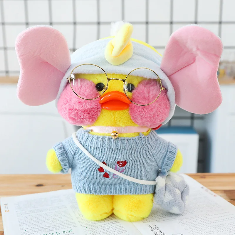 25 см Dumbo Totoro Lalafanfan Cafe Mimi желтая Синяя Утка плюшевая игрушка мягкие игрушки