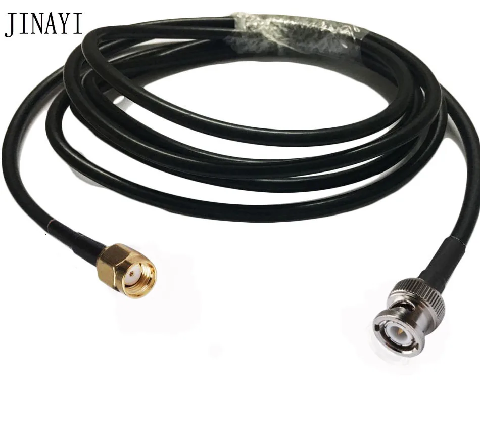 Rpsma Male To Bnc Male Plug Connector Rf Coax Coaxial Cable Rg58 503