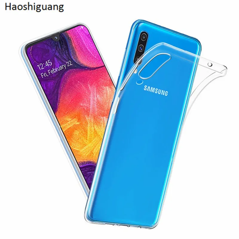 

For Samsung Galaxy A50 Silicone Case Ultra Thin Transparent Clear Soft TPU Case for Samsung A10 A20e A30 A40s A60 A70 A80 Cover