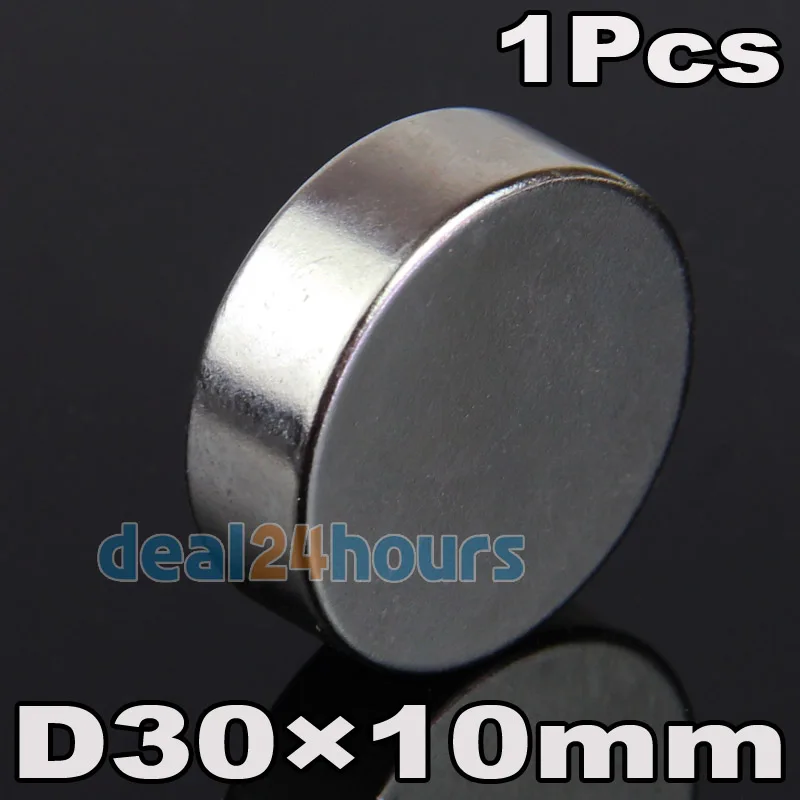 

OMO Magnetics 1PC Big Super Strong Magnets Round Disc 30mm x 10mm Cylider Rare Earth Neodymium N35 Craft Models