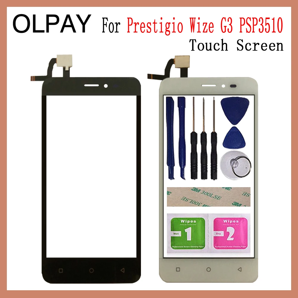 OLPAY 5," сенсорный экран для мобильного телефона Prestigio Wize G3 PSP3510 DUO Сенсорная панель стеклянная линза тачпад дигитайзер