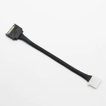 

New1 PCS SATA to 4Pin SATA switch to large 4Pin transfer line power connector 15P SATA to IDE serial port to 4PIN parallel port
