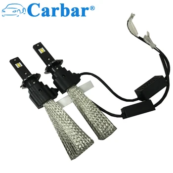 

Carbar# 1 Set H4 F2 Car LED Headlight 9003 H1 H7 H8 H9 H11 9005 9006 HB3/4 9012 6500K Car LED Headlamp Light H7
