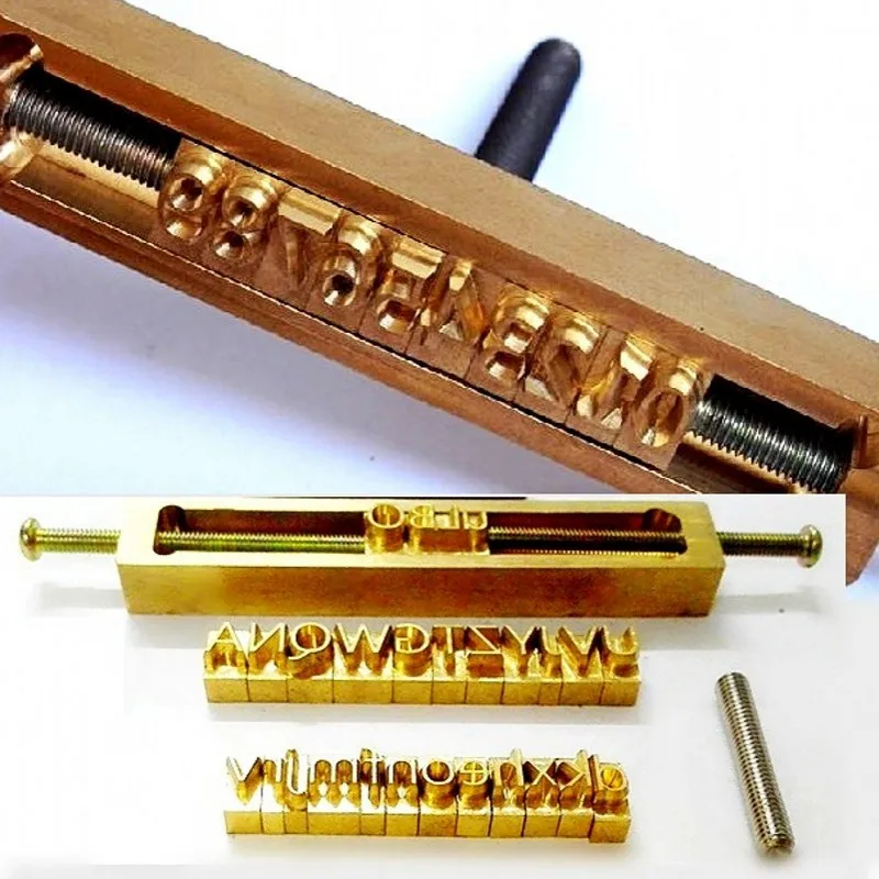 Leather Alphabet Stamps Mold Diy Custom Design Leather Hot Stamping