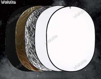 

90*120cm Reflector Photographic Portable soft plate five in-unity reflector photo shading Plate CD50 T03
