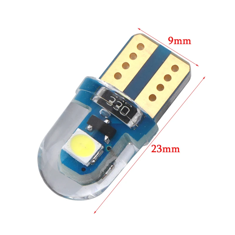 2pcs Signal Lamp 3030 T10 Led Car Bulb W5W Led T10 Led Lamps For Cars White 5W5 Clearance Backup Reverse Light 12V 6000K