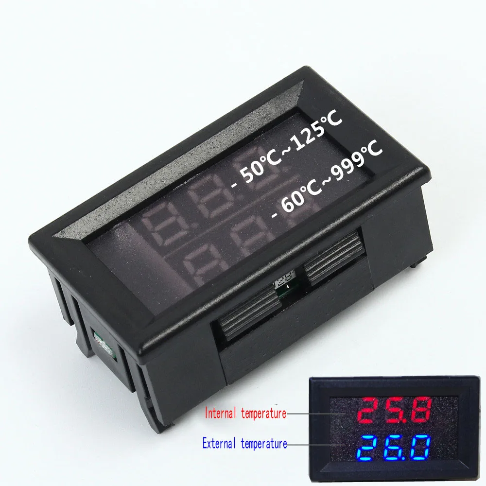 

High temperature and high precision K-type thermocouple thermometer high and low temperature double display