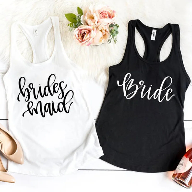 bridal party tank tops