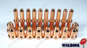 

JG-100 plasma cutter torch consumables Long electrode_nozzle 20 pcs