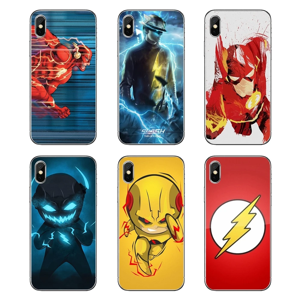 

Soft Transparent Shell Covers Comic Book Collages flash man logo For Nokia 2 3 5 6 8 9 230 3310 2.1 3.1 5.1 7 Plus