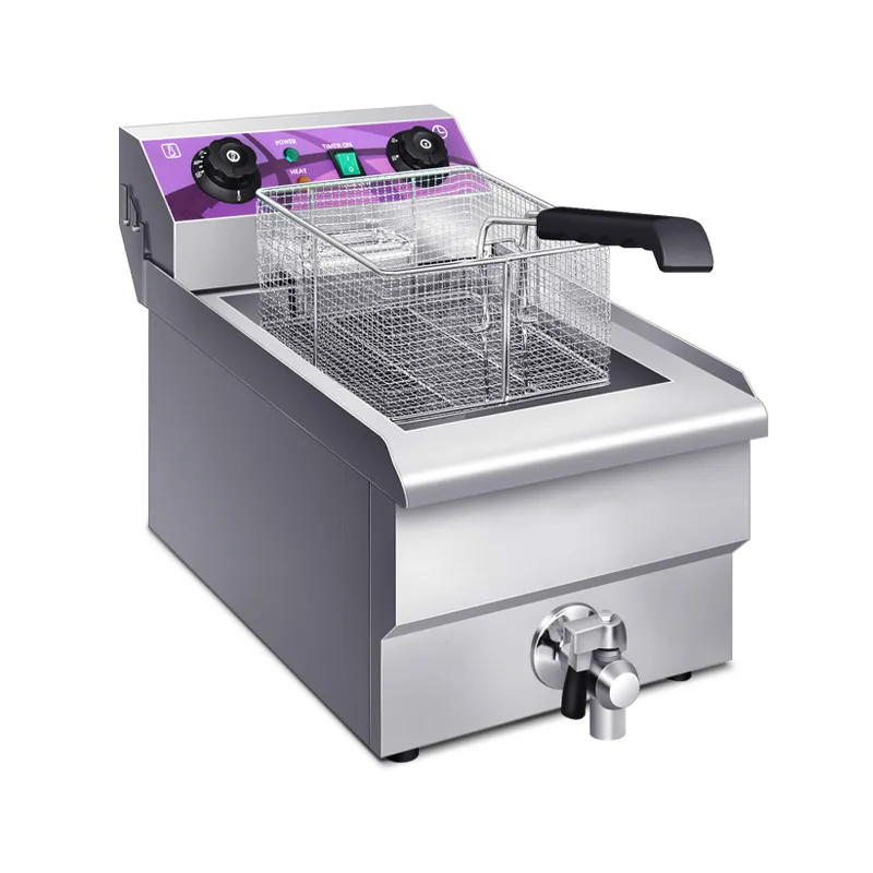 Electric Deep Fryers blast furnace with timing 13L oil fryer deep fried