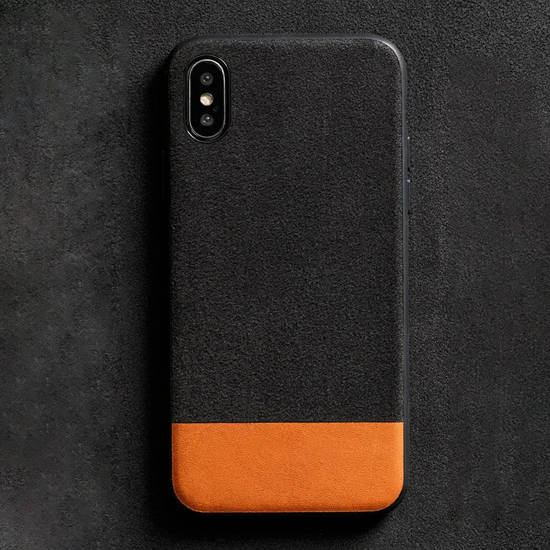 Чехол для телефона s для iPhone 6, 6s, 7, 8 Plus, 11 Pro, X, Xs Max, чехол, масло, воск, кожа, отстрочка, замша, задняя крышка для iPhone 6s, p, 7, p, 8 p, чехол