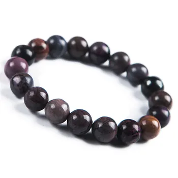 

11mm Genuine Natural Sugilite Gems Stone Bracelets For Women Female Stretch Crystal Round Bead Bracelet