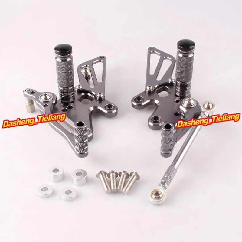 

Motorcycles Adjustable Shift Brake Rear Set Footpegs Foot Rest Peg For Kawasaki Ninja 250R 2008-2012 Pair Spare Parts