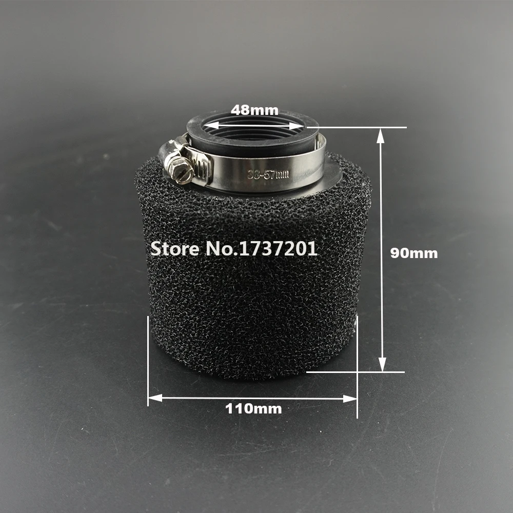 High Qualtiy 48mm Dual stage foam air filter for OKO koso PE carburetor