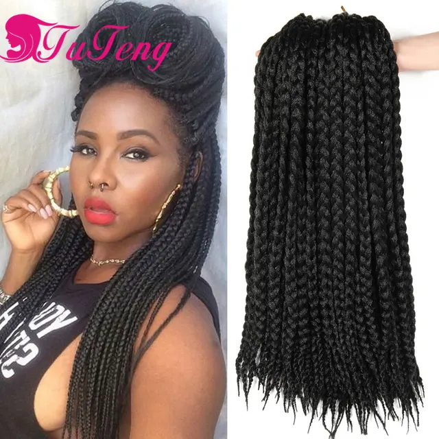 Crochet braids BOX Braids hair Hhavana mambo twist box braid ...