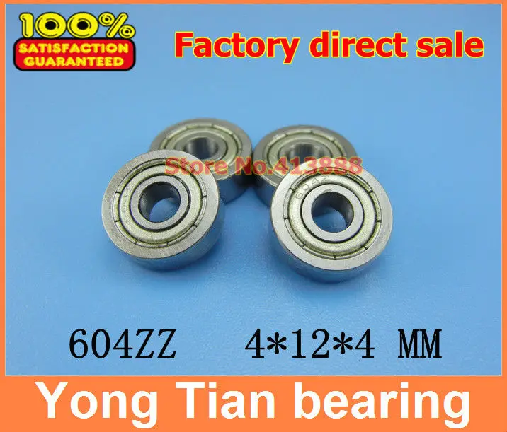 

Factory direct sale 604Z 604ZZ 604-2RS S604ZZ S604-2RS R1240ZZ 80014 4*12*4 mm High quality miniature deep groove ball bearing
