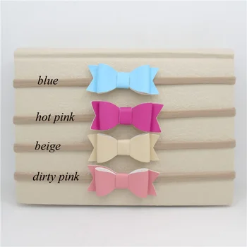 

15 pcs/lot , Hot Sale Leather Bow Headbands, Bows Nylon Headbands