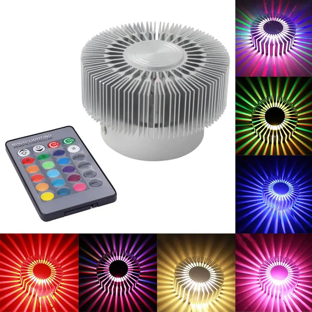 

Aluminum Dimmable Ceiling Light 85-265V 3W Remote Control RGB Ceiling Light Aisle Corridor Bedroom Living room Decorative Lights
