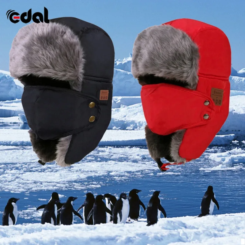 

Bluetooth 3.0 Unisex Hot Fur Frosted Unisex Hat Winter Cap Beanie Cap Wireless Smart Wireless Earphone Cap Soft