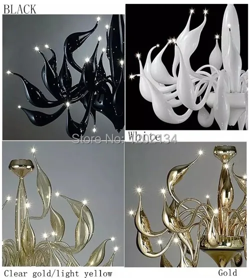 12 огни люстра «Лебедь» свет итальянским дизайнером с G4 светодиодные лампы, белый красные, черные Chrome/серебро золото/синий светильник люстра