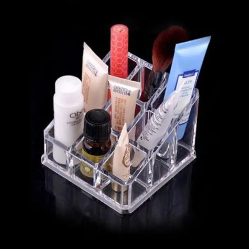  Transparent Acrylic Cosmetic Organizer Makeup Storage Box Drawer Desk Jewelry Organizer Bathroom Ma