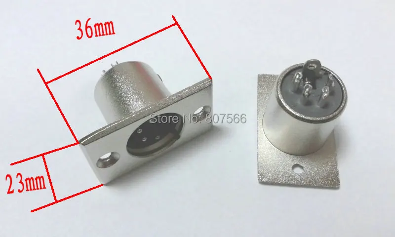 20 шт. металлический 4 контактный разъем XLR на шасси|connector panel|connector 20xlr connector pin |