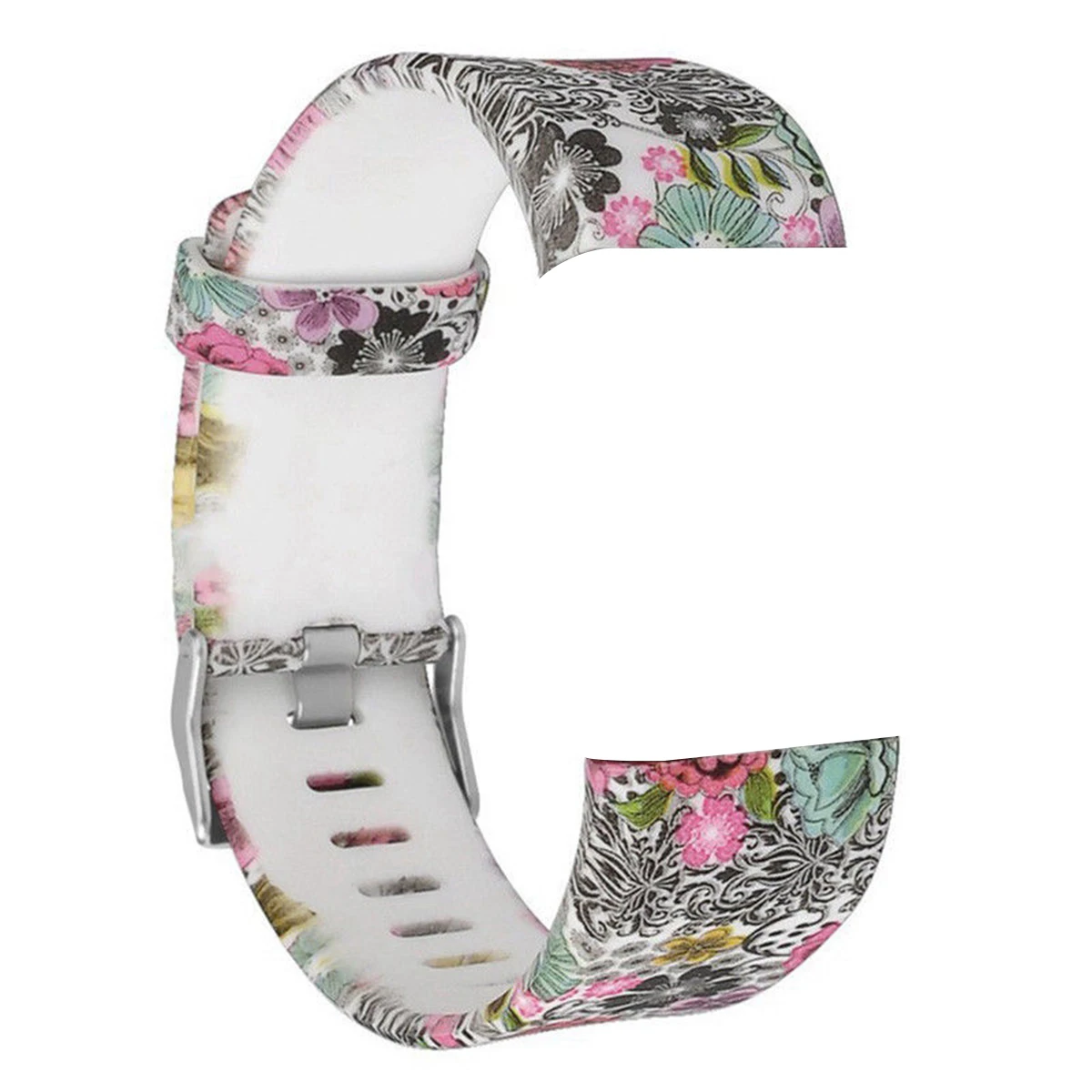 13 Style Smart Watch Band for Fitbit Charge 2 Floral Soft Silicone Wrist Strap for Fitbit Charge 2 Watch Accessories Size L