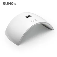 SUN9S белый свет 24 Вт Светодиодный УФ-лампа для украшения ногтей отверждения ногтей Гель-лак Сушилка для ногтей светодиодный SUN9C лампа для ногтей инфракрасный датчик таймер набор