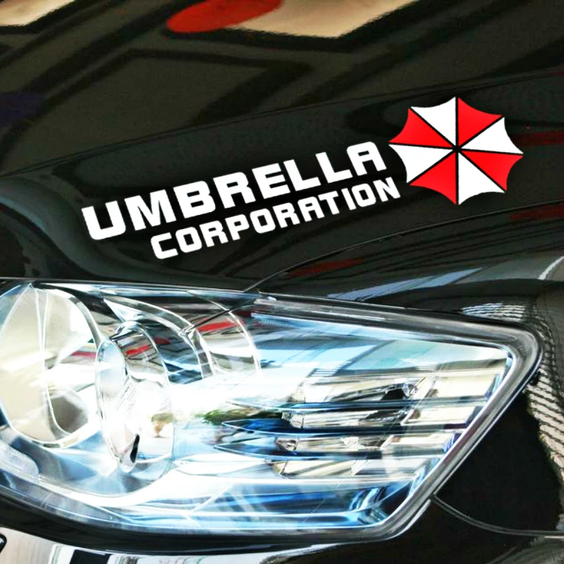 2 светоотражающих автомобильных наклейки Etie Umbrella Corporation забавные аксессуары для