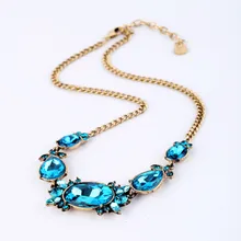 Fashion accessories brief design vintage short necklace
