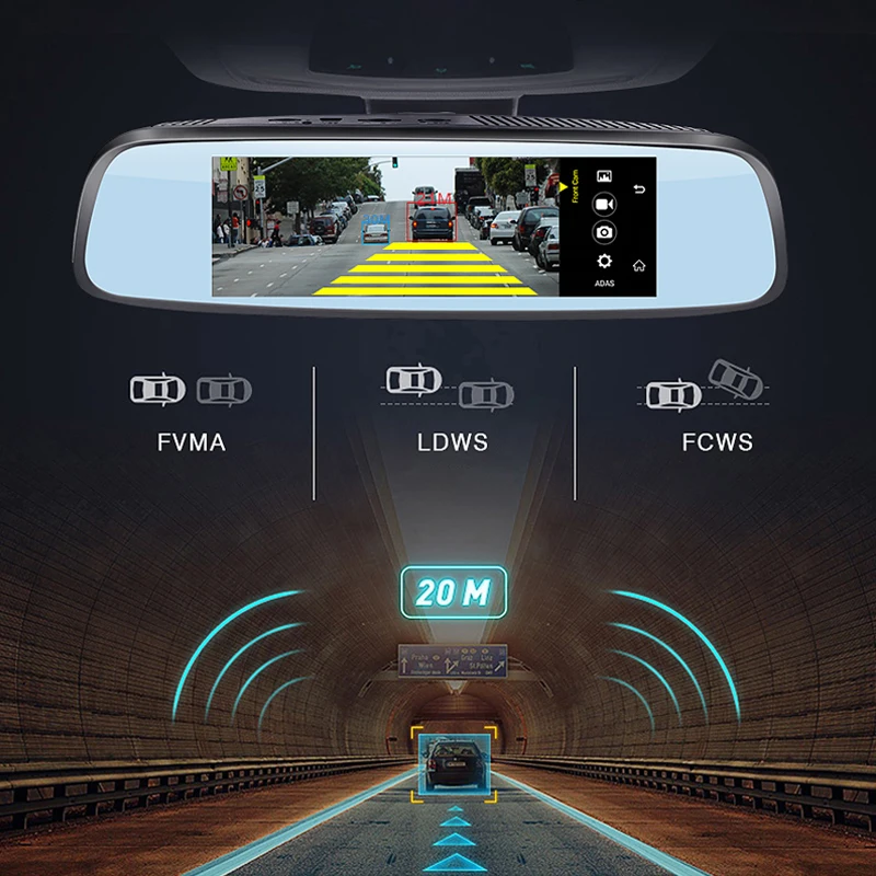 7 84 &quot4G Специальный кронштейн Автомобильная камера зеркало Android GPS DVR с двумя