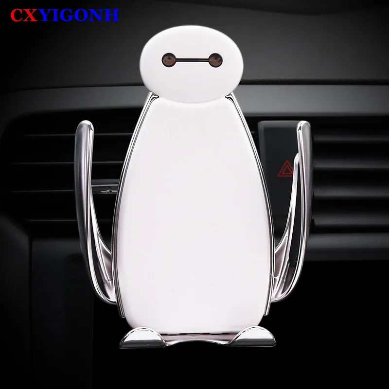 

CXYIGONH Qi Car Wireless Charger For iPhone Xs Max X Samsung S10 S9 Intelligent Infrared Fast Wirless Charging Car Phone Holder
